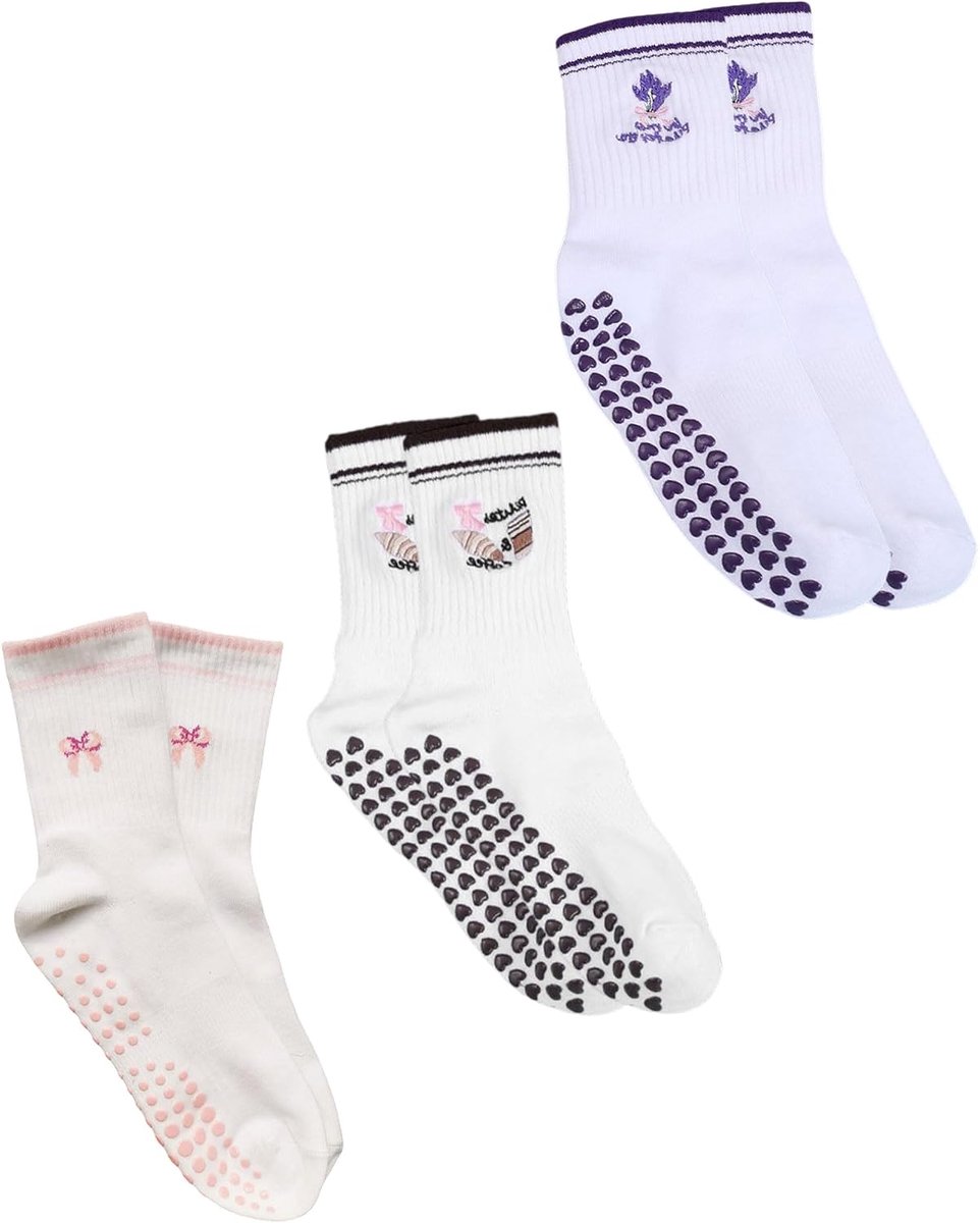 Sokken, pilatessokken, antislip, (B)
