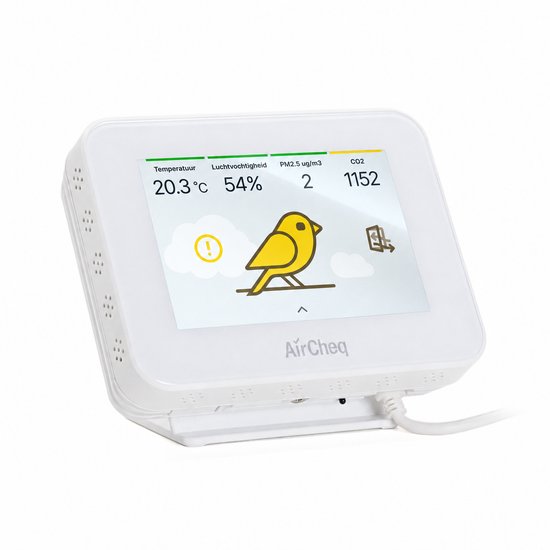 AirCheq Canairy Home Review - CO2 en fijnstof zonder app
