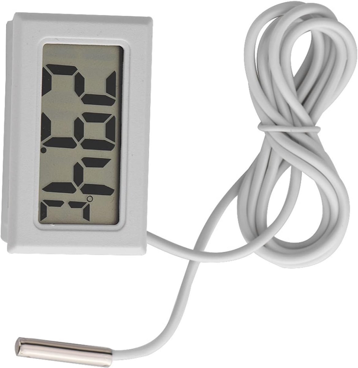 SnelShoppen - Digitale Thermometer voor Vriezer en Koelkast met LCD Scherm - Real-Time Temperatuurmeting - Ideaal voor Keuken en Catering - Batterij I