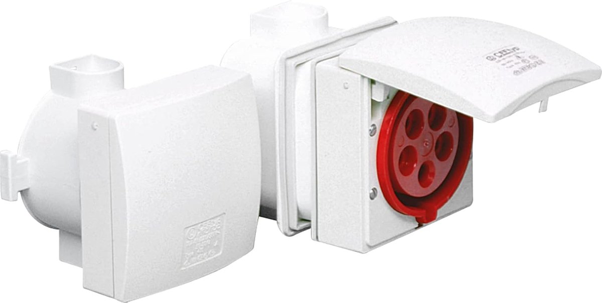 WALTHER mondo 416 RW 416RW Socket CEE Schuko recessed UP IP44 16A 6h 5-pole - ShopVlot