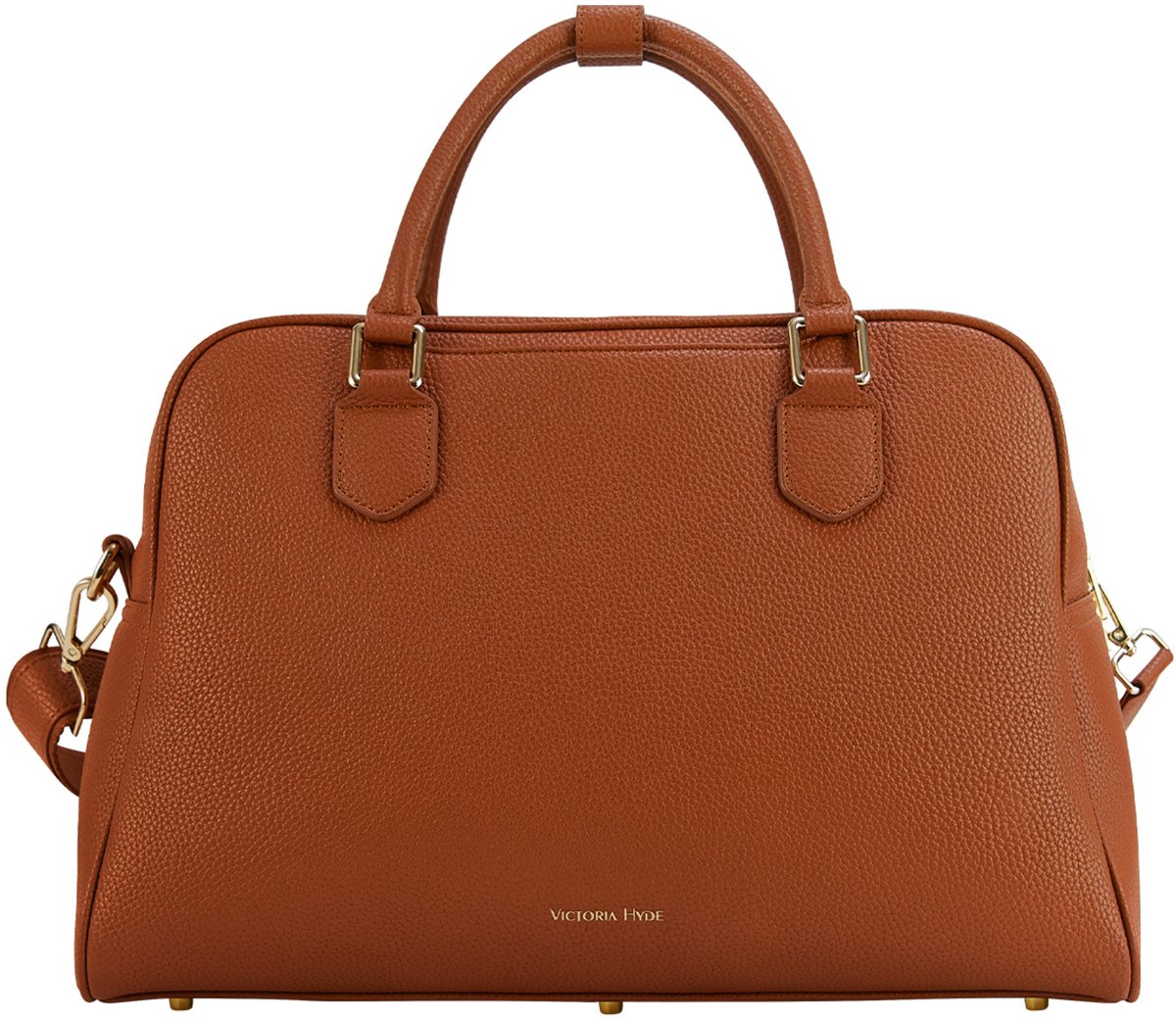 Victoria Hyde "Amal" - 3-in-1 advocaat tas - dames laptoptas - Werktas dames - 14 inch Laptopvak Ideale School Werk Business Tas - Ritssluiting - Bruin