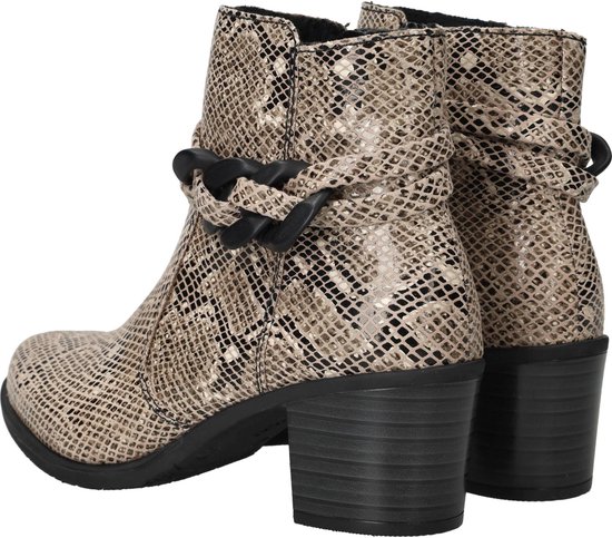 Rieker Enkellaarsjes - Dames - Beige - Maat:37