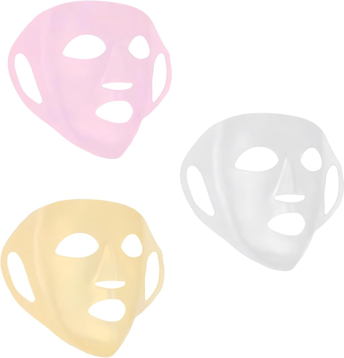 Maskers, siliconen gezichtsmaskerhouder, hydraterende gezichtsmaskerafdekking voorkomt verdamping maskers gezichtsverzorging