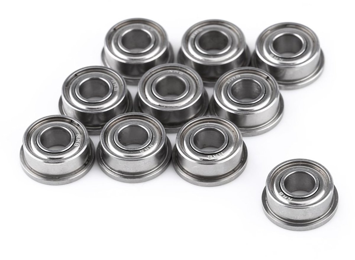 Watris Veiyi Pack of 10 F684ZZ ball bearings, 4 x 9 x 4 mm flange bearings, mini ball bearings, suitable for a variety - ShopVlot