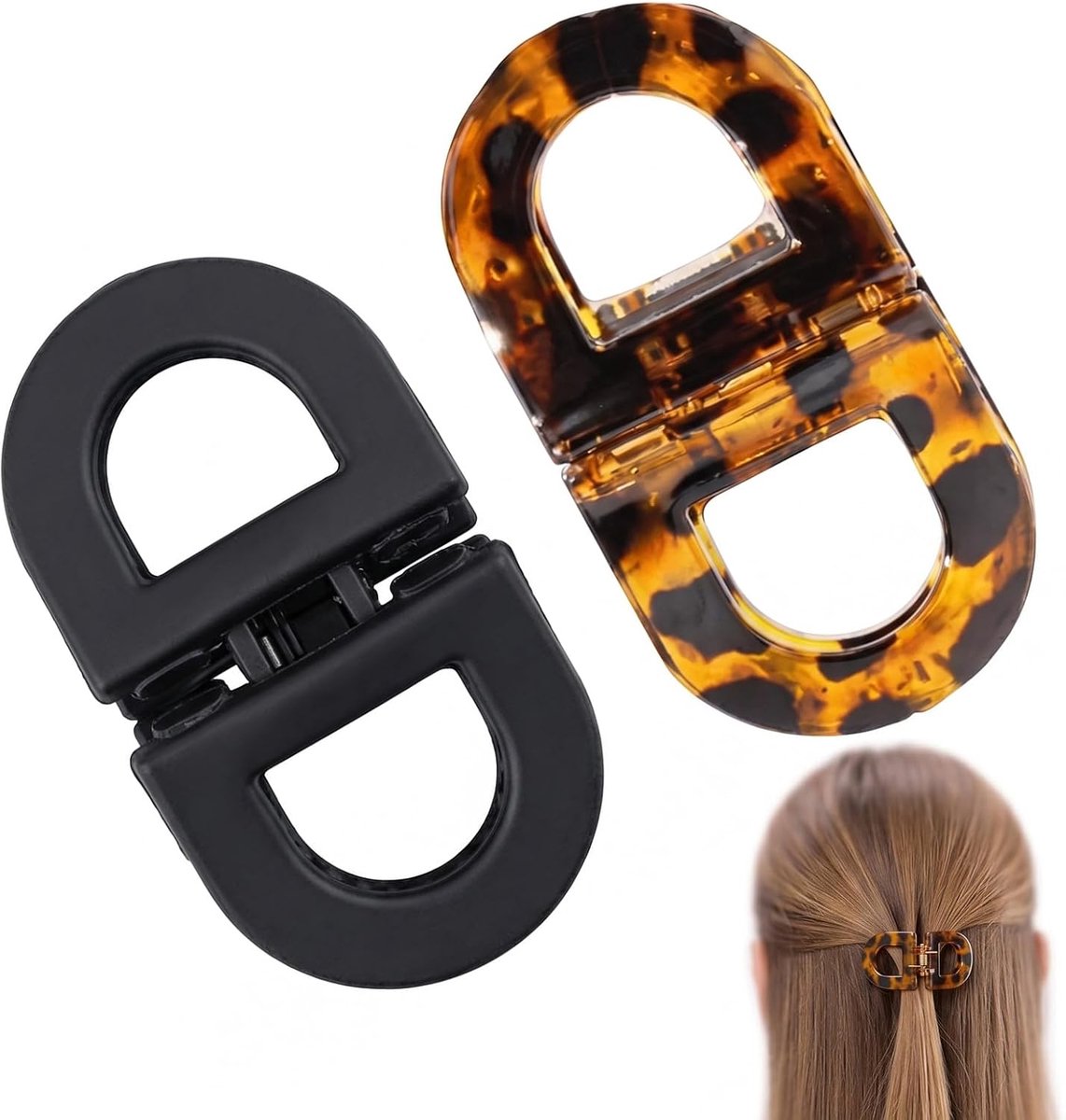 Magnetische haarspelden voor dames, 2 stuks, sterke grip, verschuiven niet, decoratieve accessoires voor dagelijkse en - ShopVlot