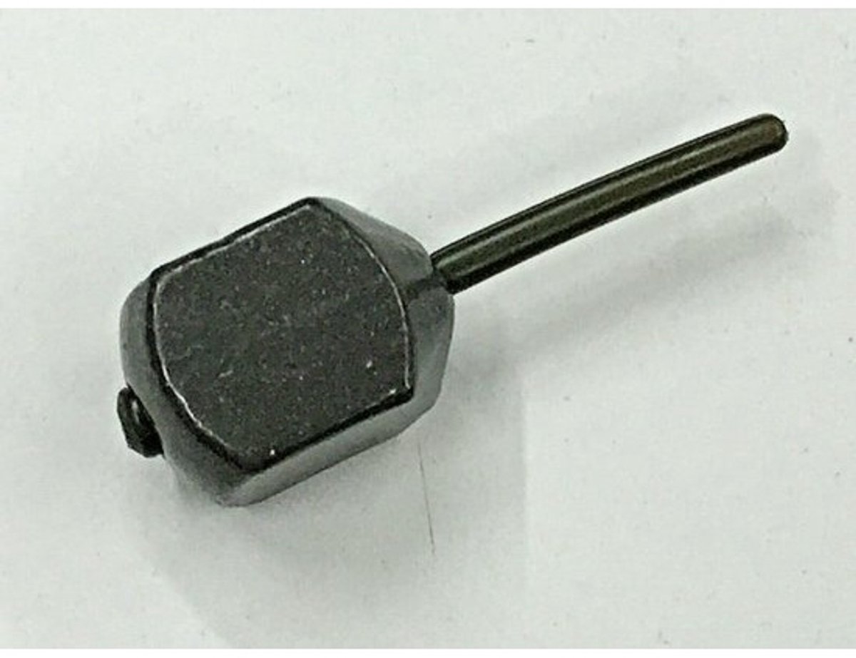 Vierkante loodjes - Inline lood - Voor vissen - Flexibele inzet - 10 stuks - Loodkleur