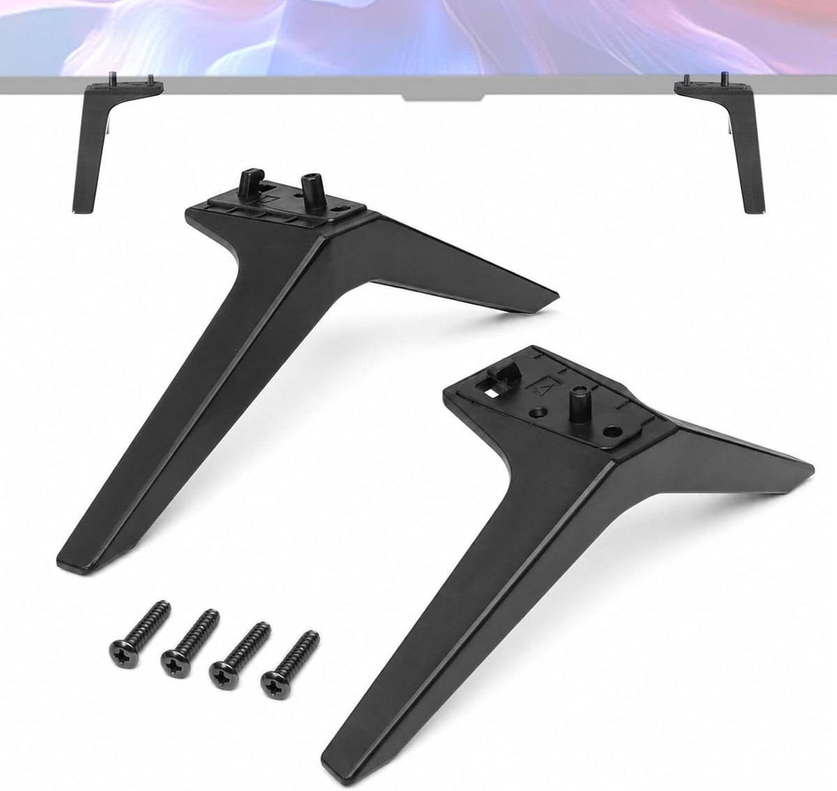 TV Legs for LG TV, 2 Pcs LG TV Legs Replacement LG TV Stand Replacement Pedestal with Screws Stand Base for TV Legs - ShopVlot