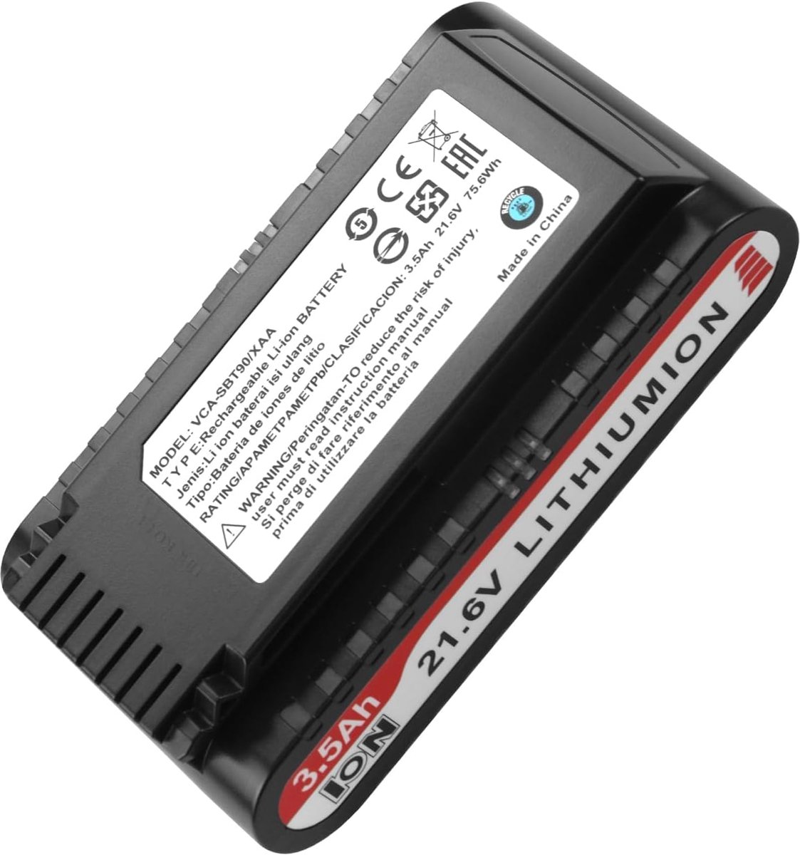 ANTIEE VCA-SBT90/XAA Batterie pour Sa-msung Jet 75 Battery, S-amsung Jet 75, 75+, 75 Pet Jet, 90, 90+,VS20R9046T3/AA - ShopVlot
