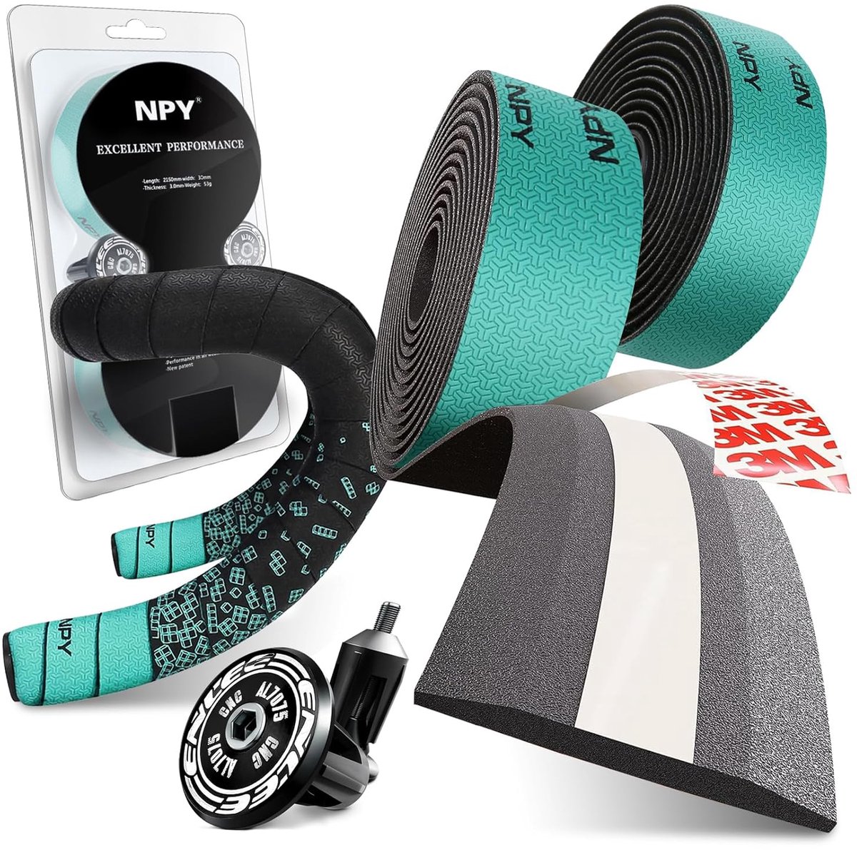 Handlebar Belt, Handlebar Belt for Bike, Road Bike, Handlebar, Shock-Absorbing Anti-Sweatband for MTB Handlebar - ShopVlot