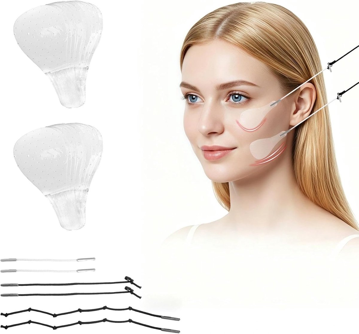 Facelifting tape 120 stickers - waterdicht en elastisch - discreet voor make-up en foto's - ShopVlot