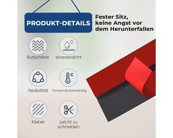 Storystore Stair Edge Profile, Self-Adhesive, 12 m, Stair Edges, Non-Slip Flexible Rubber Steps, Edge Strip, Stair - ShopVlot