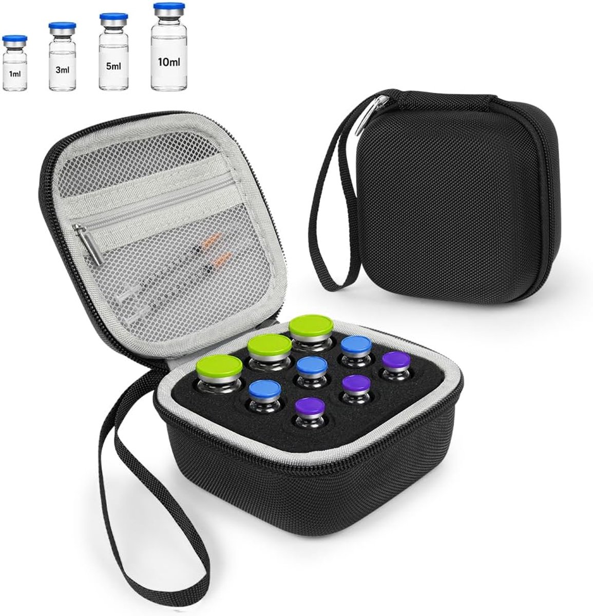 Box Peptide opbergdoos, 9 vakken Peptide Box - ShopVlot