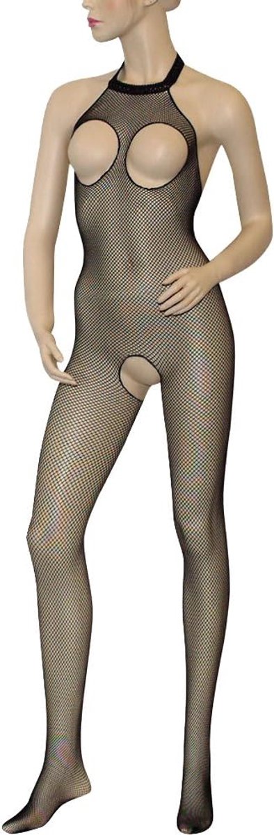 Borsten en kruis vrije Catsuit S-L