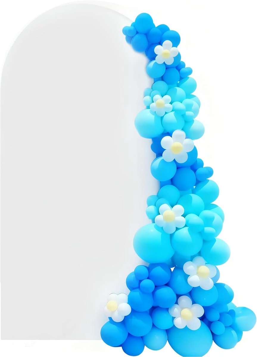 Backdrop trouwboog 80x180cm - elastische stof - hoogwaardig satijn - perfecte decoratie voor bruiloften - ShopVlot