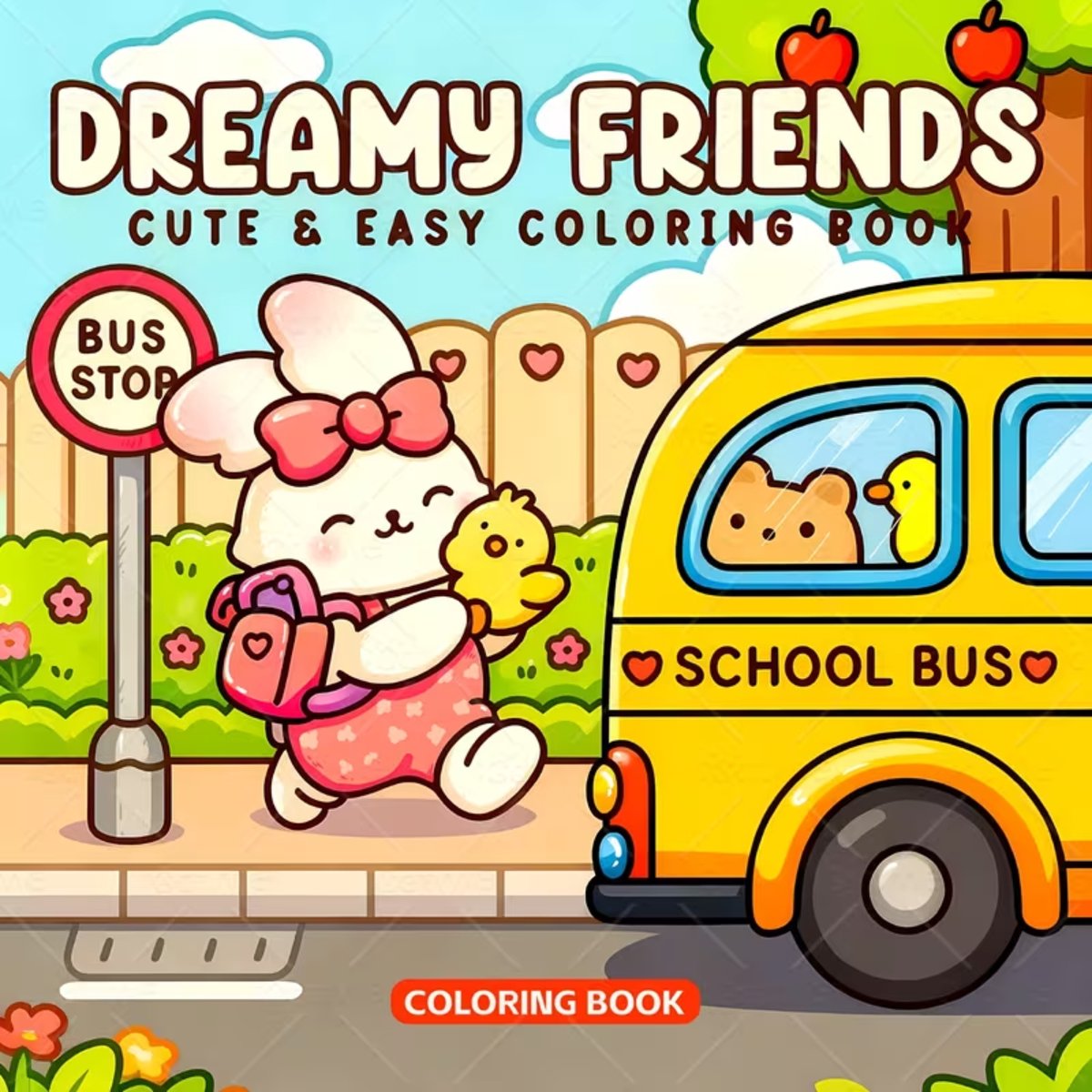 Dreamy Friends Cozy Coloring Book - Kleurboek Voor Volwassenen - 24 pagina's - Cozy Kleurboek - Cozy Coloring - Cozy Europe - Cozy Christmas Coloring - Little Corner - Cozy Friends - Herfst - Cozy Japan - Cozy Coloring Boek