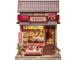 CuteBee - Miniatuurhuisje - Book Nook - Miniaturen Modelbouwpakket - Houten 3D Puzzel - DIY Bouwpakket Volwassenen - Boekensteun - Tsukino Eogi-Dou CWGC216