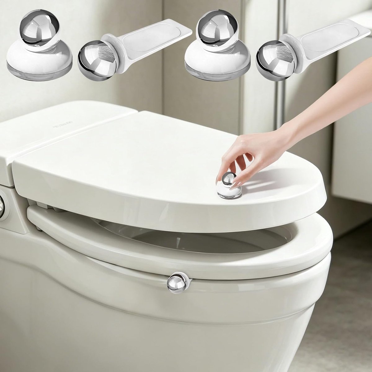Toiletbril Lifter Tab, Toilet deksel Lifter Handvat, Toilet Seat Handvat om