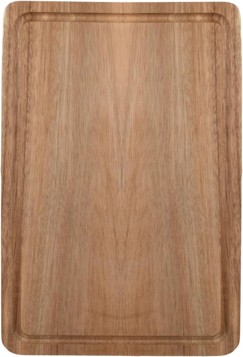 Snijplank voor keuken, 30 x 20 x 1,5 cm, bamboe snijplank voor het snijden of snijden van vlees, groenten, kaas, brood, duurzaam en slijtvast, gemakkelijk schoon te maken
