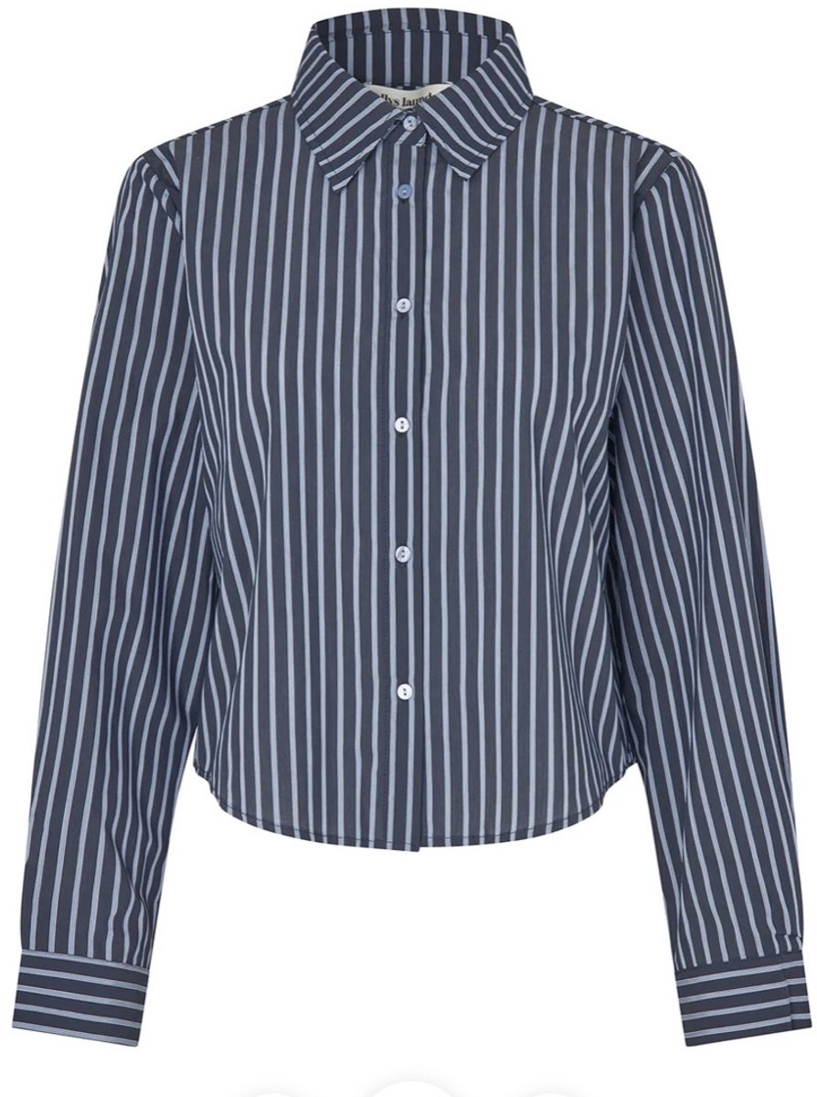 Lollys Laundry Marina - Blouse - Gestreept - Blauw - L