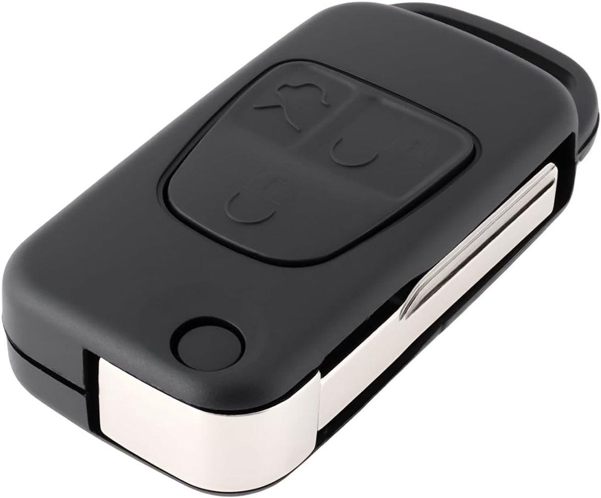 3 Knoppen Afstandsbediening Sleutelhanger Case Shell Cover Compatibel met Mercedes Benz MLA C-Klasse