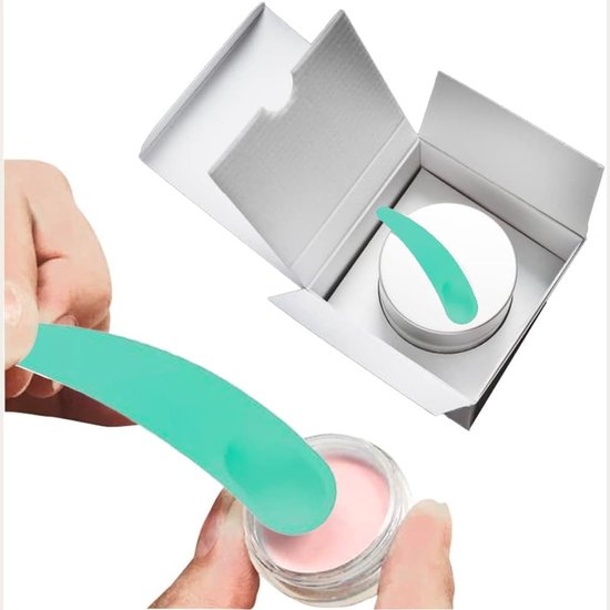 Scoop Voor Crèmespatel, 10 Stuks Make-up Gebogen Spatels, Spatel, Cosmetica, Cosmeticamasker, Scoop, Mini Cosmeticaspatel — afbeelding 4