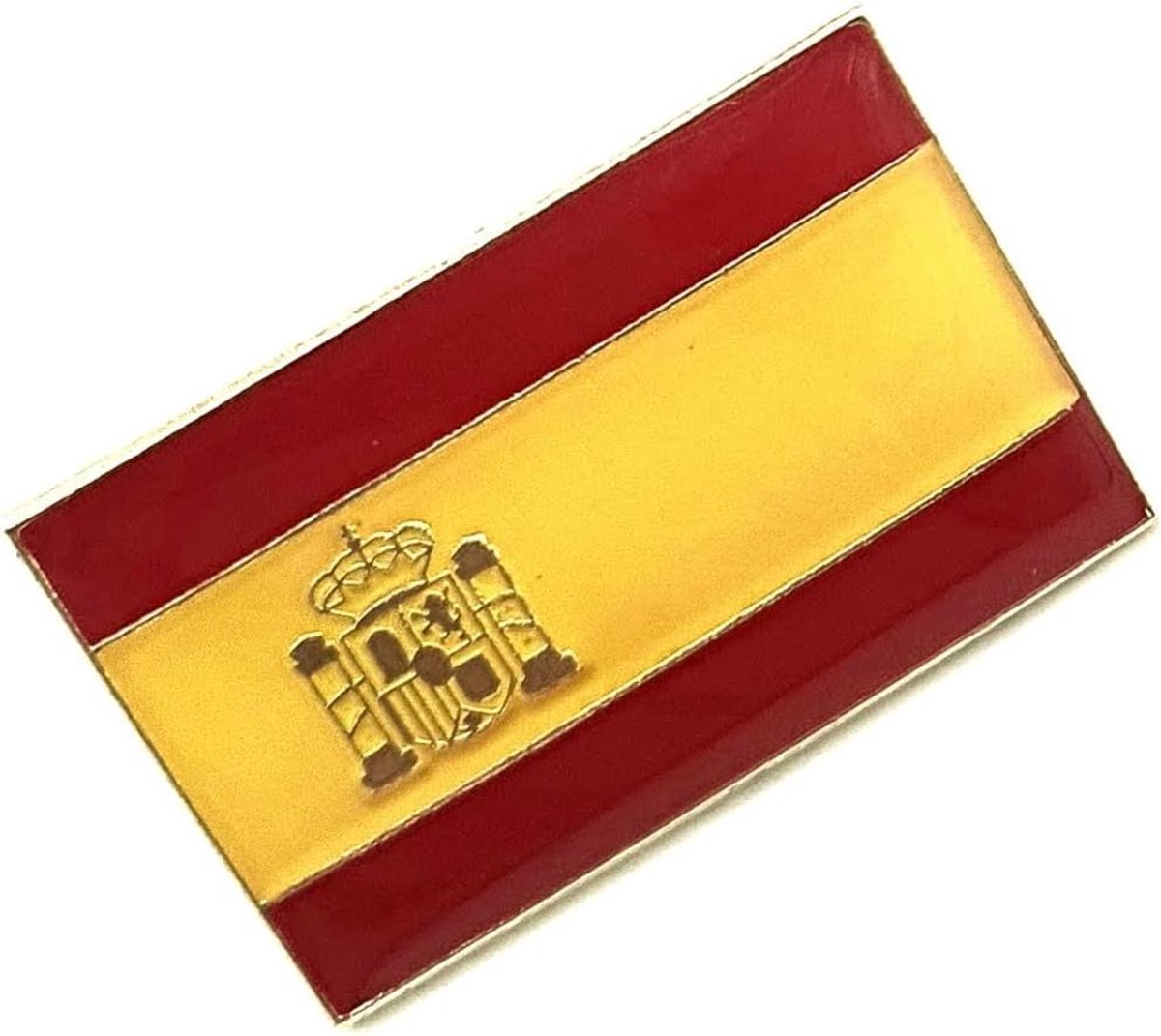 Spaanse metalen emaille land vlag Pin Badge, Eén maat, Metaal