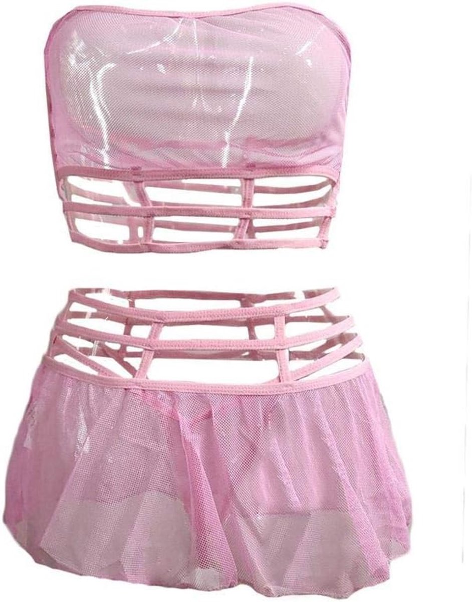 Kimono voor dames kanten robe transparant nachtkleding ochtendjas badjas lingeriesetDames Ondergoed Set Lingerie Set Sexy Kanten Nachtkleding Lingerie Verleiding Beha Ondergoed Bh Set