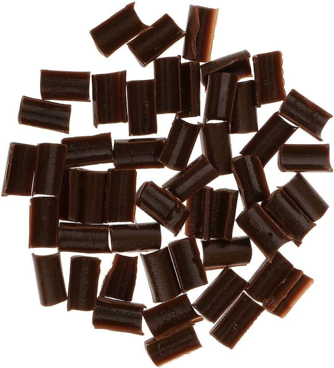 Zalati Fusion Keratine Granules Kralen Lijm voor Hair Extensions Rebonds - Bruin