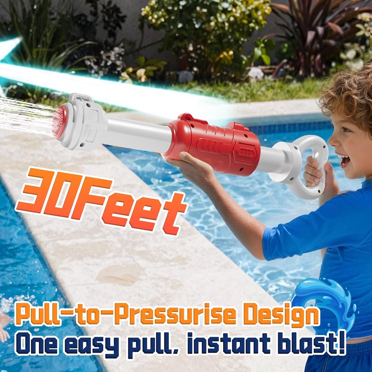 Waterpistolen, grote waterblaster squirter speelgoed voor kinderen, zomer, outdoor, zwembad, strand, party, plezier voor kleine groepen