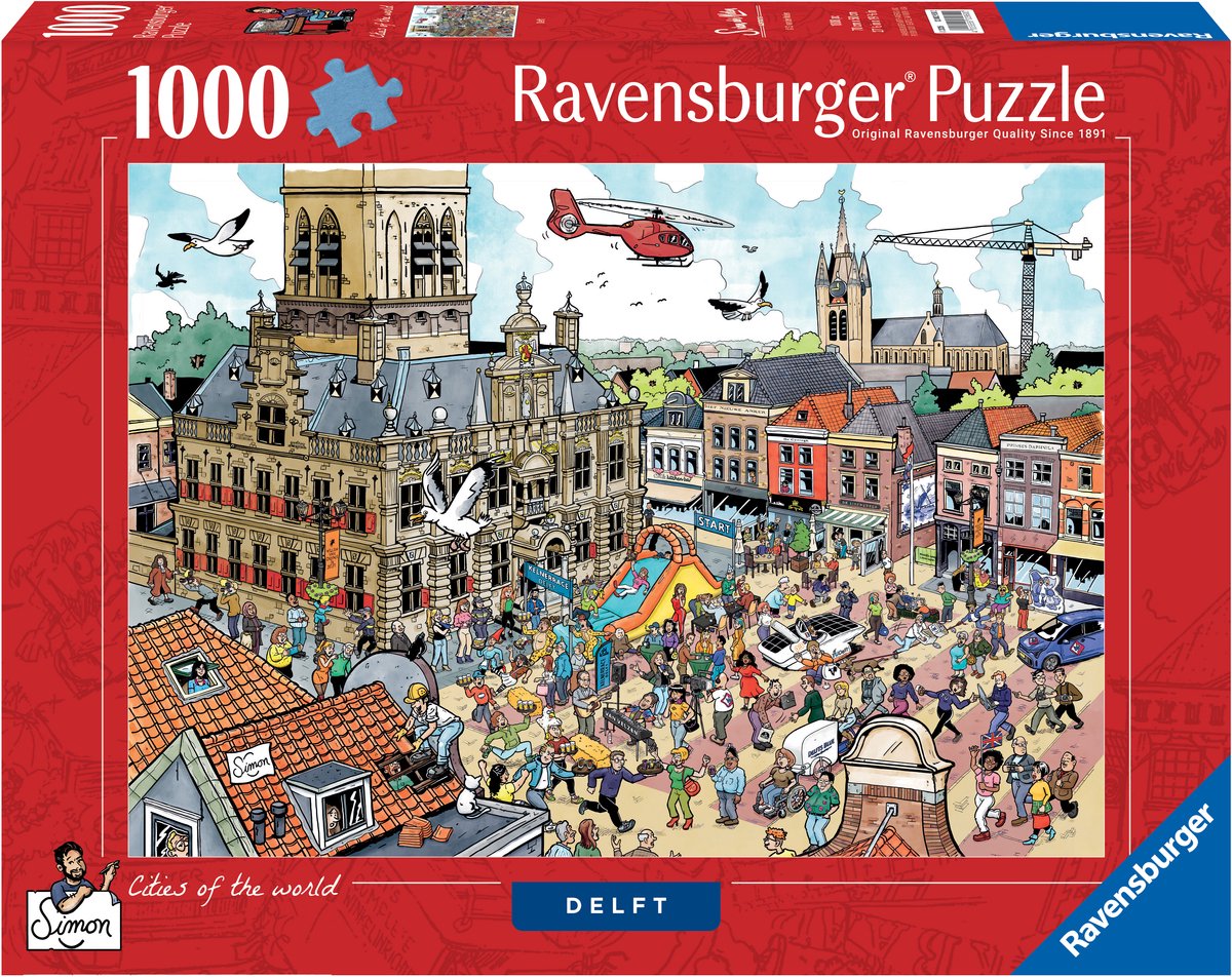 Ravensburger Cities of the World Delft legpuzzel - 1000 stukjes
