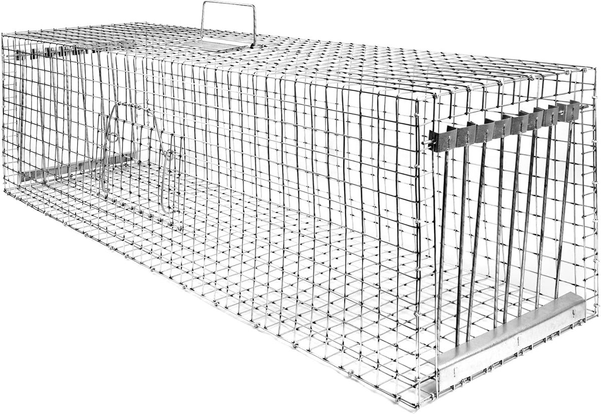 Vogelval, net, meerdere vakken, robuust, model 5 (102 x 30 x 30 cm)