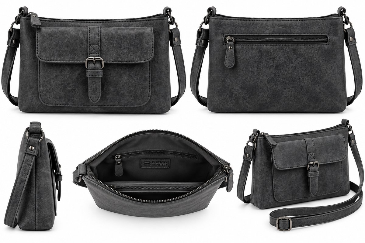 Enrico Benetti Schoudertasje Amy 66610 - 001 Black