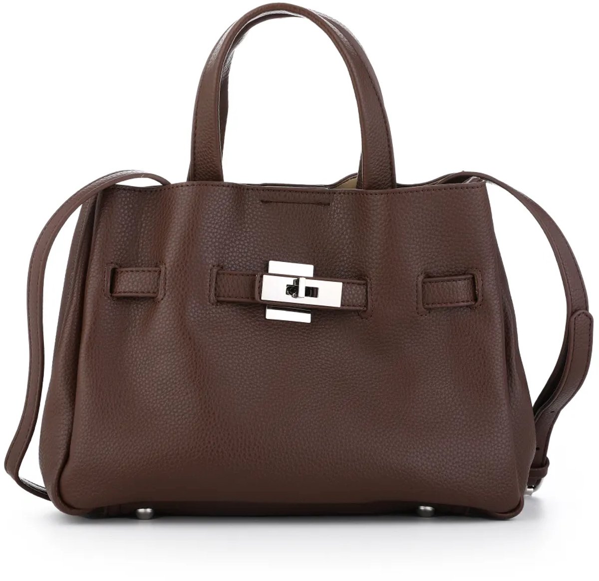Grace tas kleur coffee merk michelle hand schouder tas