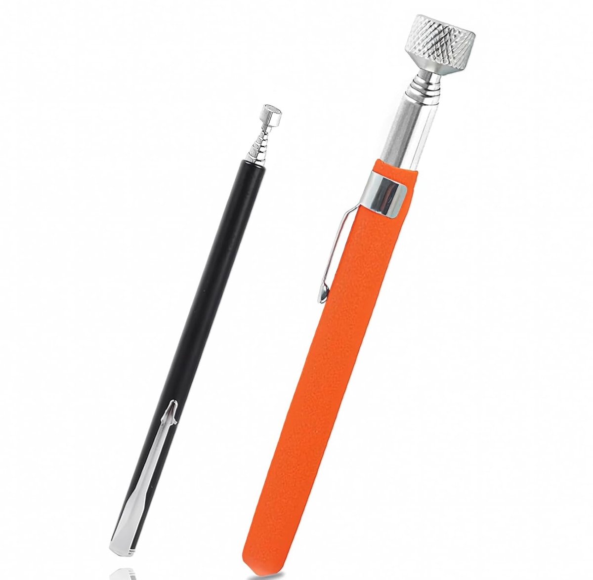 Telescopic Magnetic Rod Extendable 2 Pieces Stainless Steel Telescopic Rod Flexible Bar Magnet Magnetic Rod for - ShopVlot