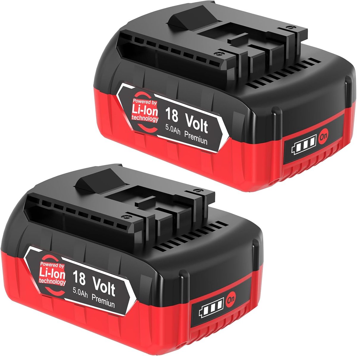 Vervangende batterij 18 V 5000 mAh - Compatibel met Bosch - Langdurige energie - Perfect voor klussen - ShopVlot
