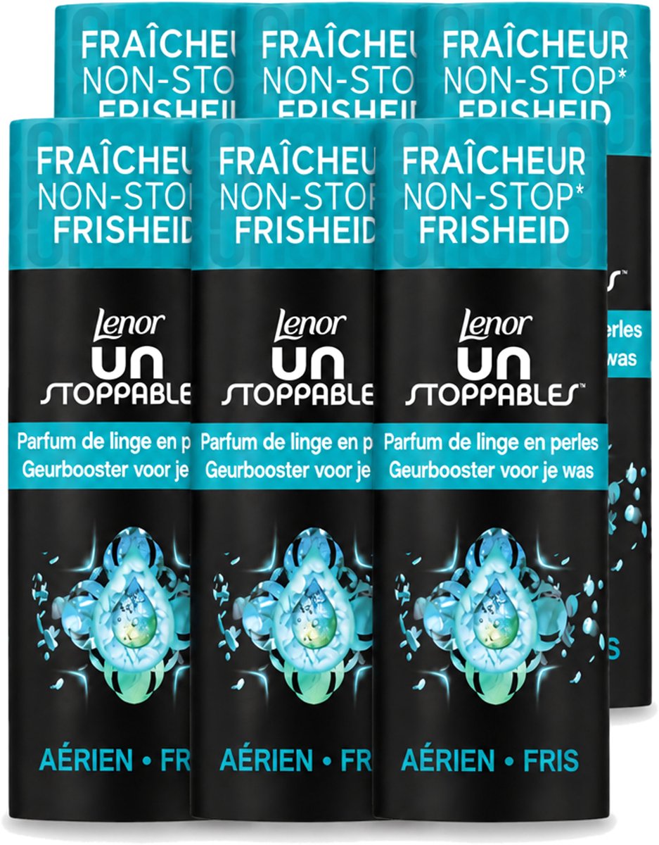 6 x Lenor Unstoppables - Geurbooster - Fris - 13 Wasbeurten - Voordeelverpakking - 6 stuks