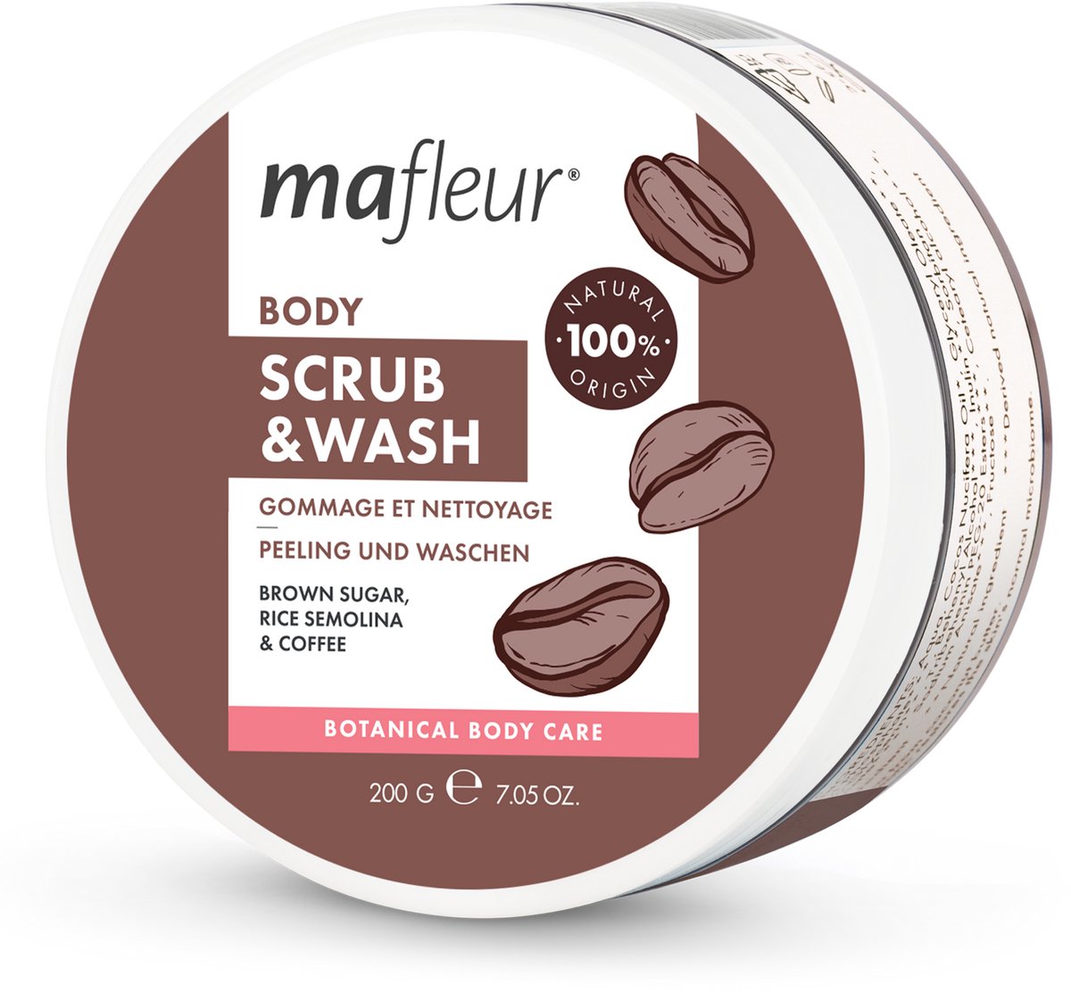 Mafleur Body Scrub & Wash Coffee-lichaamverzorging-natuurlijke producten