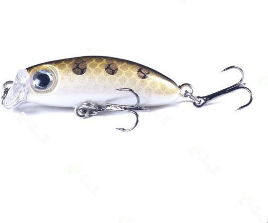 6 stks Luya Aas Mino 1.65"/3.1 G Micro-dompelbare Hard Aas Bloed Tank Haak Kunstmatige Aas Bionische Nep Aas — afbeelding 3