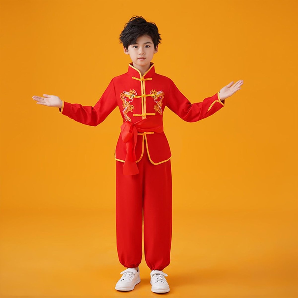 Chinese trainingspakken voor jongens en meisjes, traditionele kunstoutfits Wing Chun