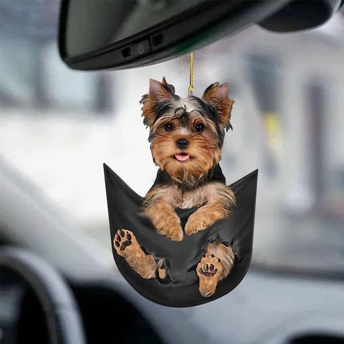 2 stuks honden auto achteruitkijkspiegel hanger, creatieve schommel hond auto hanger hangende ornamenten auto achteruitkijkspiegel bedels ornamenten auto accessoires interieur decoratie grappige