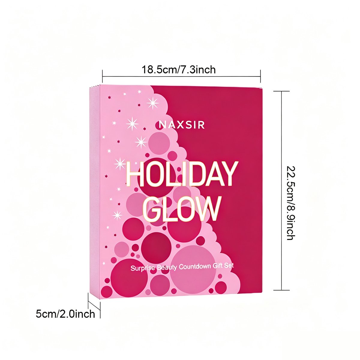 NAXSIR Complete make-upset voor dames, Beauty-adventskalender 24 vakjes, kerstcadeau – foto 6