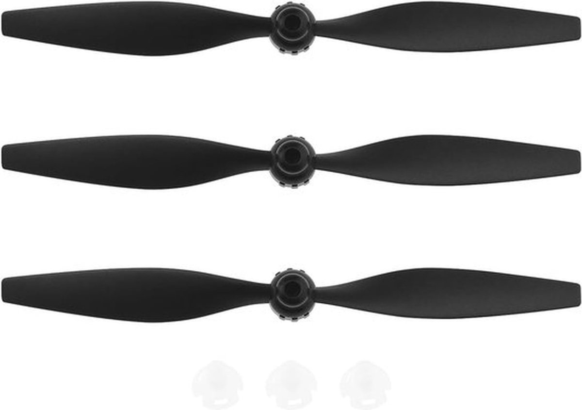 Set van 3 reserve propellers voor RC vliegtuigen met propellerbesparende adapters en accessoires