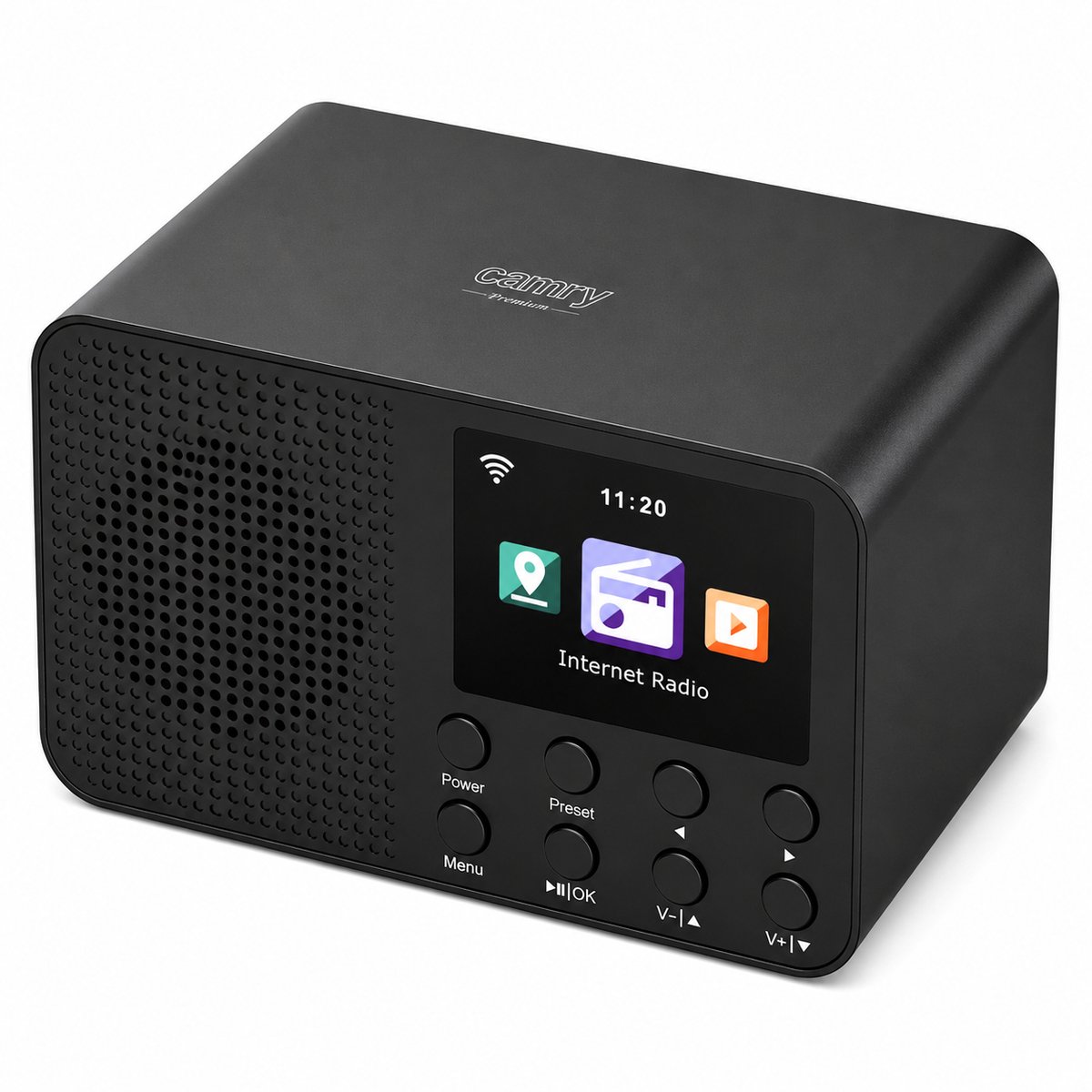 DPLUNIQ Internetradio - Radio - Wekkerradio - Noodradio - Bluetooth - 25.000 Stations - Display - App - Multifunctioneel - Zwart