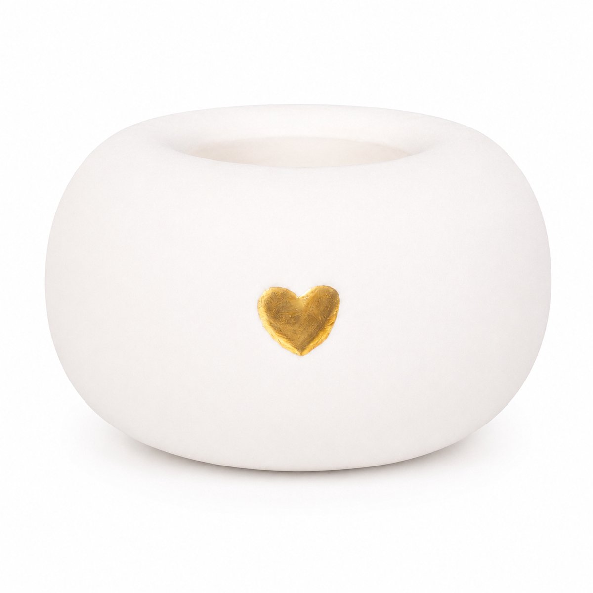 Urn - Keramiek - Met waxinelichtje - 300ml - Urn kan ook voor huisdieren - Wit