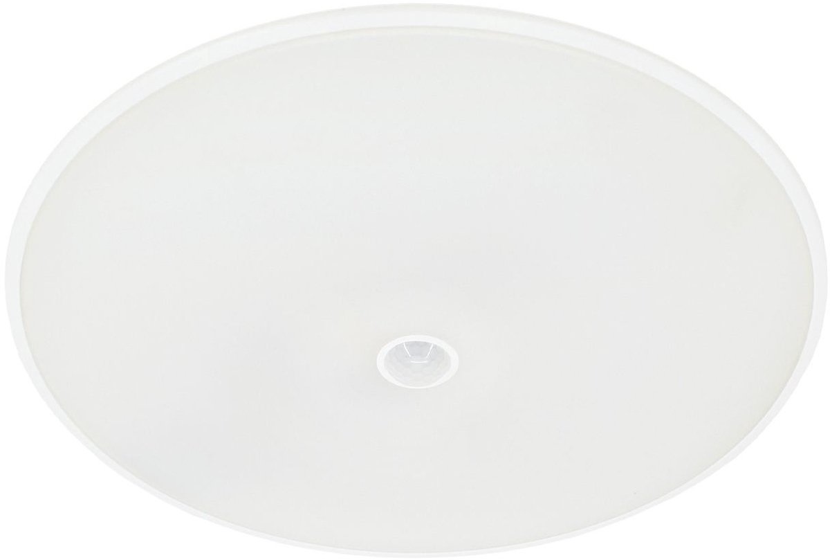 BEMKO BIANKA - LED plafonnière met bewegingsmelder - plafondlamp 15W - Ronde lamp 1500Lm - Led lamp 4000K - PIR bewegingssenor IP54 - Wit