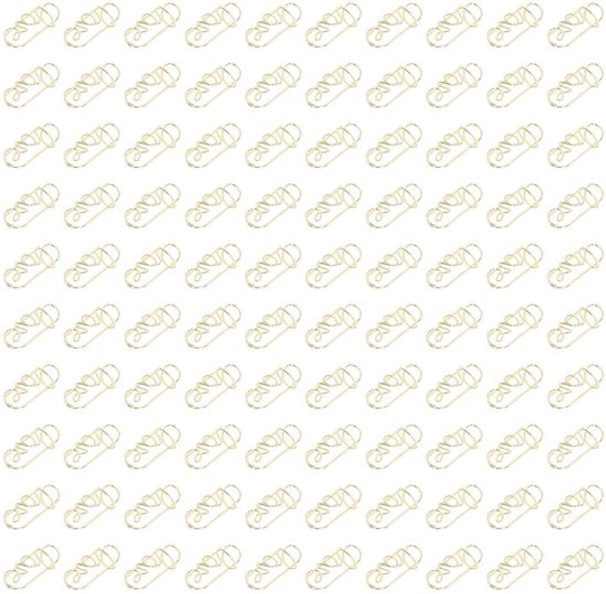 Dailygoods- Paperclips Hartvorm - 100 Stuks - Draagbaar - Opbergdoos - Hoogwaardige
