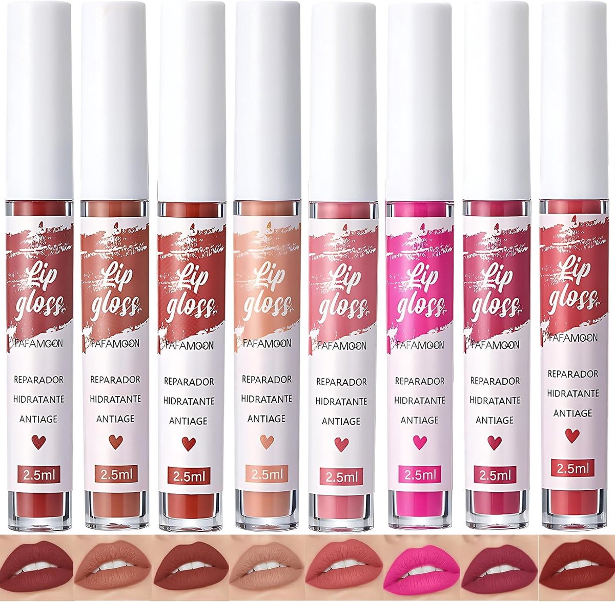 Langdurige neonroze lipstick in 8 tinten, water- en zweetbestendig, sterk gepigmenteerd en veegvast voor een zijdezachte finish en perfecte dekking.