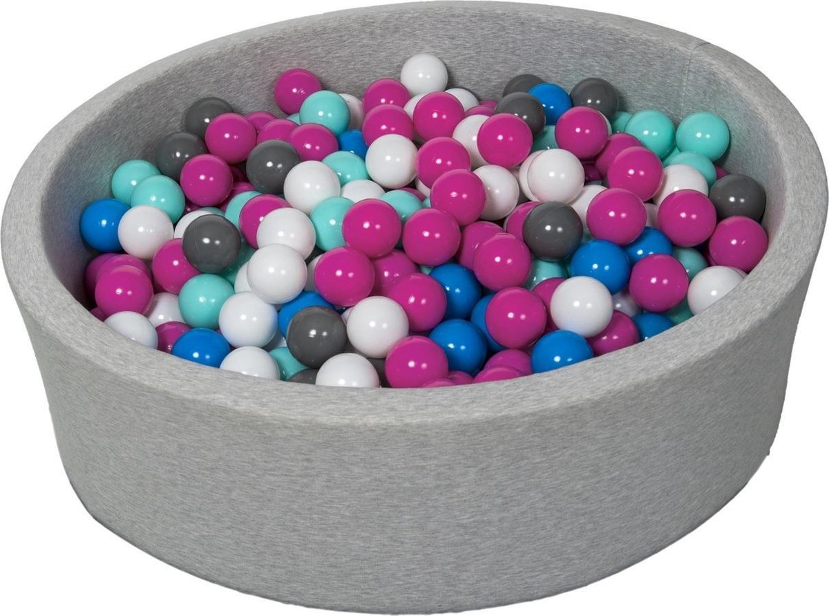 Fosse à Balles Avec 60 Balles En Plastique étoiles Et Cœurs - Pour Piscine à Balles Enfants, Aire De Jeux, Fêtes - Balles Légères Et Colorées 5.8-6.2 Cm - 2