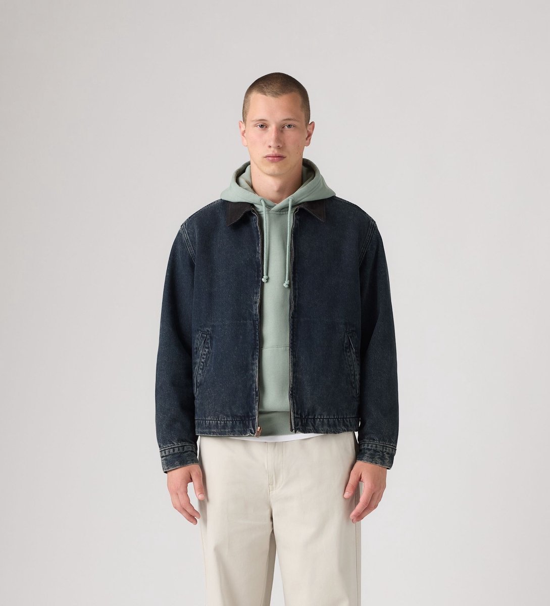 Levi’s Castro Full Zip jasje met blauwe voering