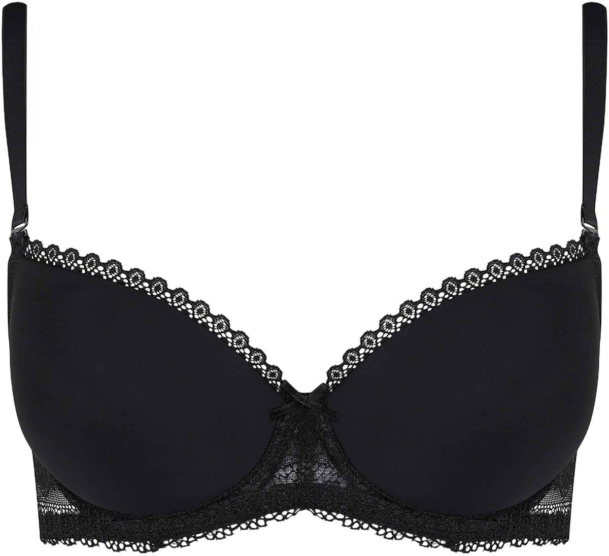 ESOTIQ Kassidy-serie - Push-upbeha - 95D - Sterk voorgevormde cups - Verstelbare schouderbandjes Zwart;Wit;Beige